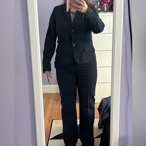 Liz Claiborne Navy Pinstripe Pantsuit
